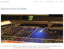 Tablet Screenshot of musicmixmobile.com